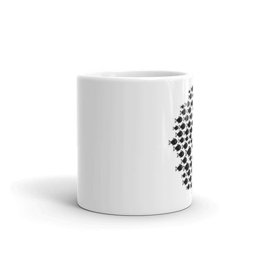 Fishing Pacman Style Coffee Mug